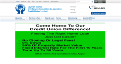 Desktop Screenshot of cicsa-creditunion.org